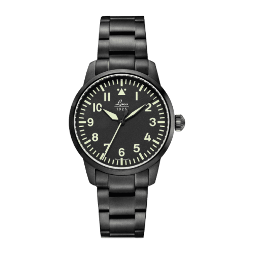 Laco 861888 : Pilot Watch Basic Stockholm Stainless Steel / Black