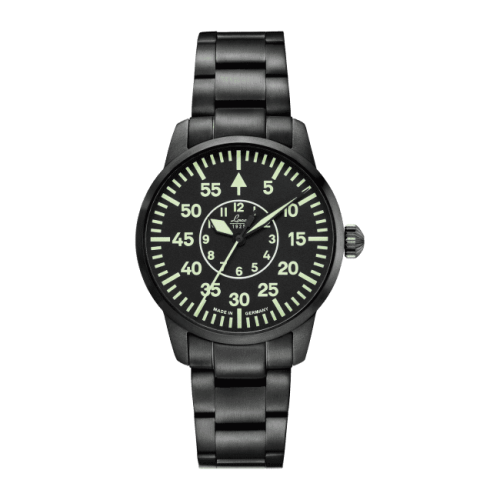 Laco 861900 : Pilot Watch Basic Visby Stainless Steel / Black