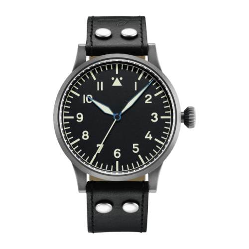 Laco 861929 : Pilot Watch Original Replica 55 Stainless Steel / Black