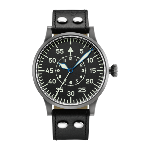 Laco 861951 : Pilot Watch Original Replica 45 Stainless Steel / Black