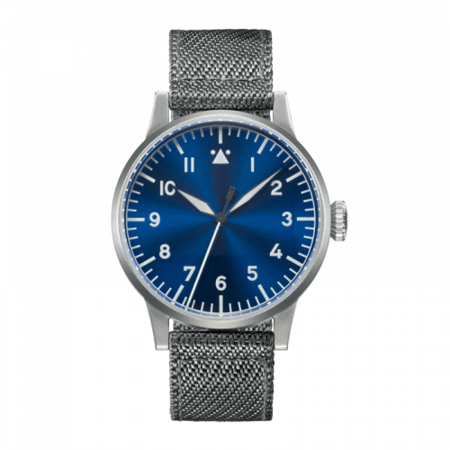 Laco 862081 : Pilot Watch Original Münster Blaue Stunde Stainless Steel / Blue