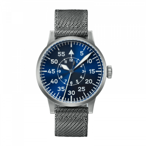 Laco 862082 : Pilot Watch Original Paderborn Blaue Stunde Stainless Steel / Blue