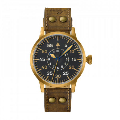 Laco 862088 : Pilot Watch Original Dortmund Bronze  / Black