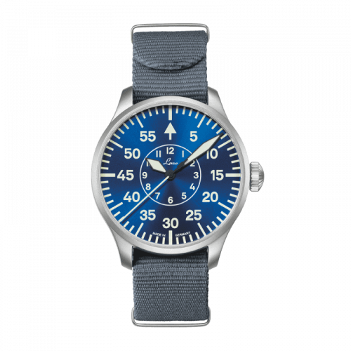 Laco 862101 : Pilot Watch Original Aachen Blaue Stunde Stainless Steel / Blue