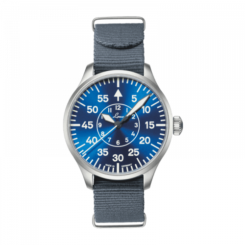 Laco 862103 : Pilot Watch Original Aachen Blaue Stunde Stainless Steel / Blue