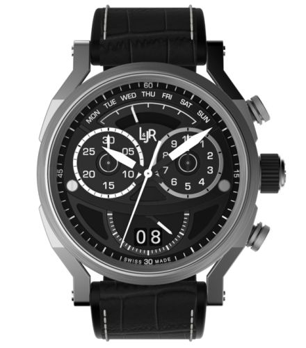 L & Jr S1502 : Step One Chronograph Stainless Steel / Black