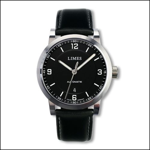 Limes U6017-LA3.1 : Chyros Klassik - Black leather (plain)