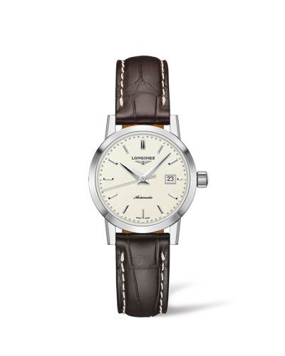 Longines L4.325.4.92.2 : 1832 Automatic 30 Stainless Steel / Beige