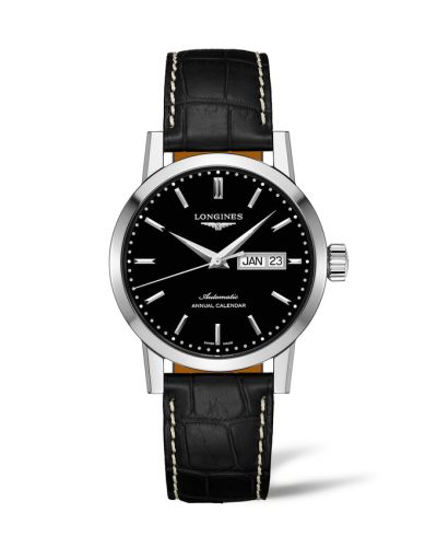 Longines L4.827.4.52.0 : 1832 Annual Calendar 40 Stainless Steel ...
