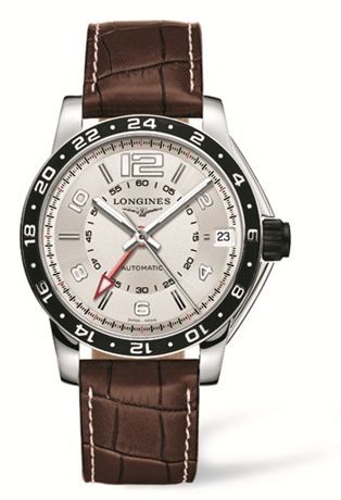 Longines L3.668.4.76.3 : Admiral GMT Ivory Brown