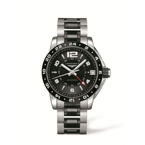 Longines L3.669.4.56.7 : Admiral GMT Ceramic