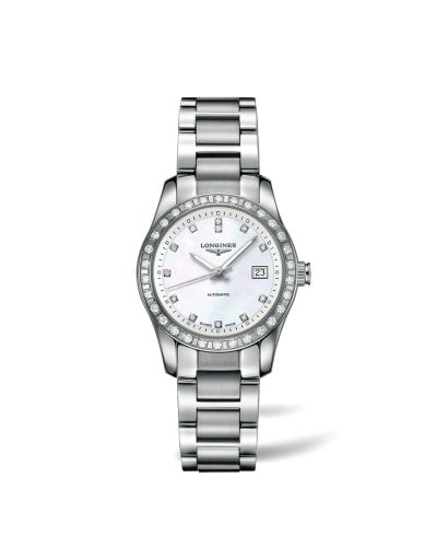 Longines L2.285.0.87.6 : Conquest Classic Automatic 29.5 Stainless Steel / Diamond / MOP
