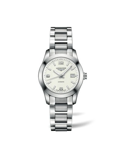 Longines L2.285.4.76.6 : Conquest Classic Automatic 29.5 Stainless Steel / White / Bracelet