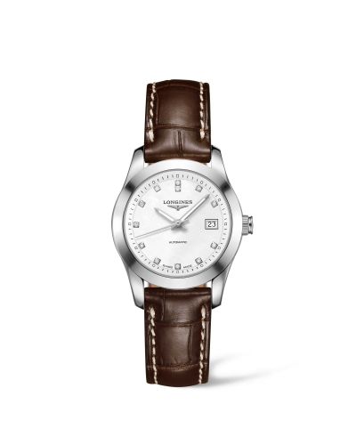 Longines L2.285.4.87.3 : Conquest Classic Automatic 29.5 Stainless Steel / MOP / Strap