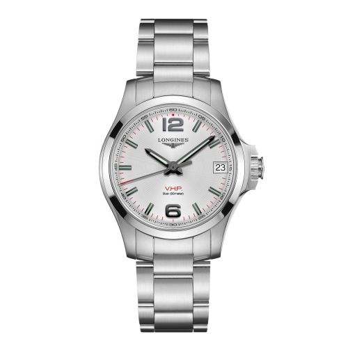 Longines L3.316.4.76.6 : Conquest V.H.P. 36 Stainless Steel / Silver / Bracelet