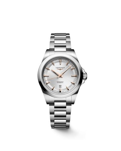 Longines L3.320.4.72.6 : Conquest 30 Stainless Steel / Silver / Bracelet