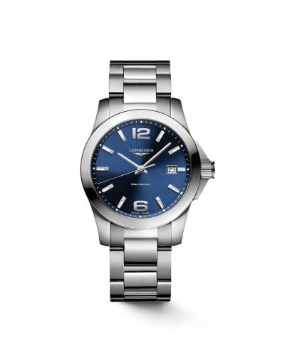 Longines L3.377.4.96.6 : Conquest Quartz 34 Stainless Steel / Blue