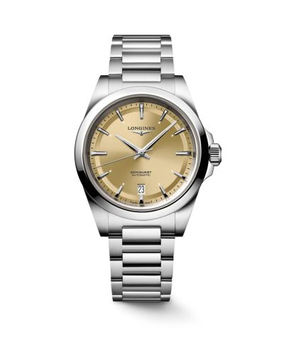 Longines L3.720.4.62.6 : Conquest 38 Stainless Steel / Champagne / Bracelet