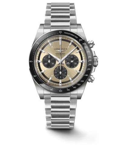 Longines L3.835.4.32.6 : Conquest Chronograph 42 Stainless Steel ...