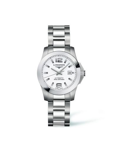 Longines L3.276.4.16.6 : Conquest 29.5 Automatic Stainless Steel White