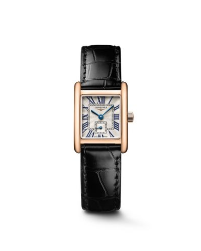 Longines L5.200.8.71.0 : Mini Dolcevita 21.5 Quartz Pink Gold / Silver