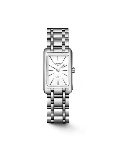 Longines L5.255.4.11.6 : DolceVita 20.8 Quartz Stainless Steel / White / Bracelet