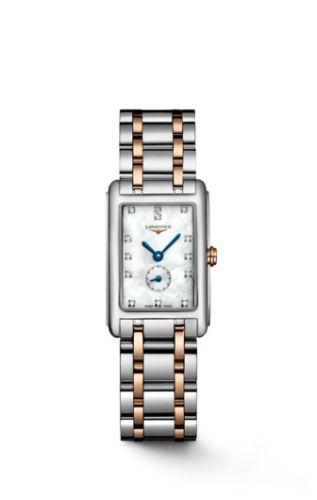 Longines L5.255.5.87.7 : DolceVita 20.5 Quartz Stainless Steel - Pink Gold / MOP / Bracelet