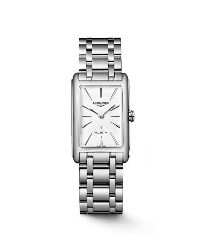 Longines L5.512.4.11.6 : DolceVita 23 Quartz Stainless Steel / White / Bracelet