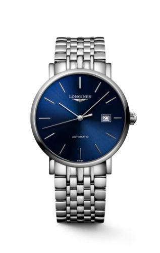 Longines L4.910.4.92.6 : Elegant Collection Automatic 39 Stainless Steel / Blue / Bracelet