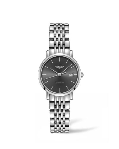 Longines L4.310.4.72.6 : Elegant Collection Automatic 29 Stainless Steel / Grey / Bracelet