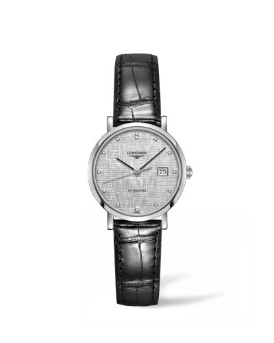 Longines L4.310.4.77.2 : Elegant Collection Automatic 29 Stainless Steel / Silver / Strap