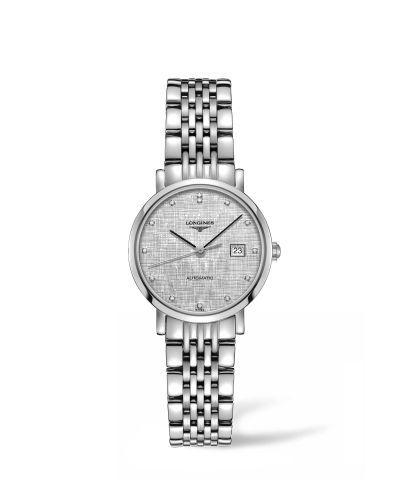 Longines L4.310.4.77.6 : Elegant Collection Automatic 29 Stainless Steel / Silver / Bracelet
