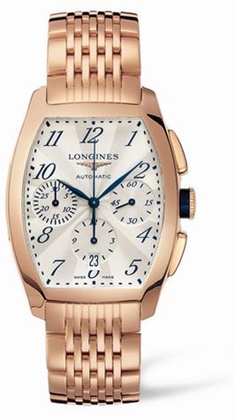 Longines L2.643.8.73.6 : Evidenza Chronograph Pink Gold Bracelet