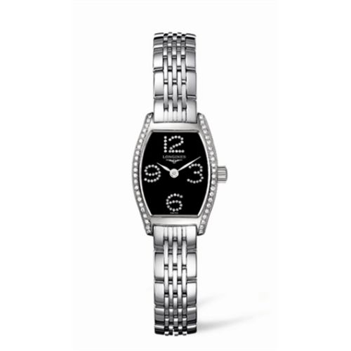 Longines L2.175.0.57.6 : Evidenza 19.6 Diamond Diamond Arabic Bracelet