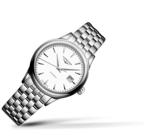 Longines L4.374.4.18.6 : Flagship 30 Stainless Steel / White / Bracelet