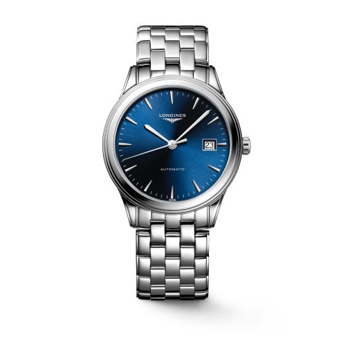 Longines L4.974.4.92.6 : Flagship 38.5 Automatic Stainless Steel / Blue / Bracelet