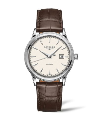 Longines L4.984.4.79.2 : Flagship 40 Stainless Steel / Beige