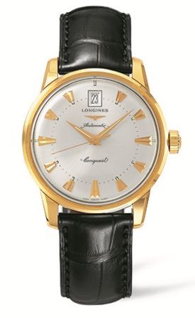 Longines L1.611.6.72.4 : Conquest Heritage Yellow Gold