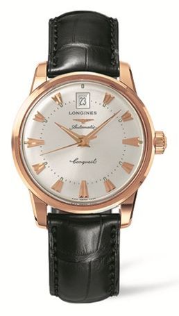 Longines L1.611.8.78.4 : Conquest Heritage Pink Gold