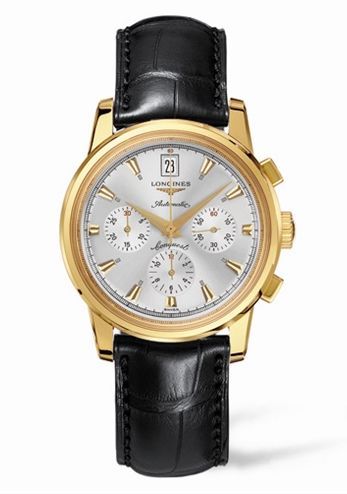 Longines L1.641.6.72.4 : Conquest Heritage Chronograph Yellow Gold