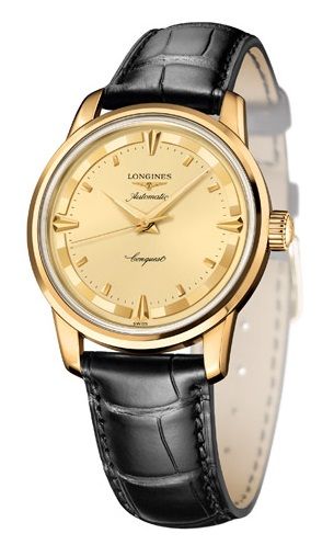 Longines L1.611.63.04 : Conquest Heritage 1954-2014 Yellow Gold