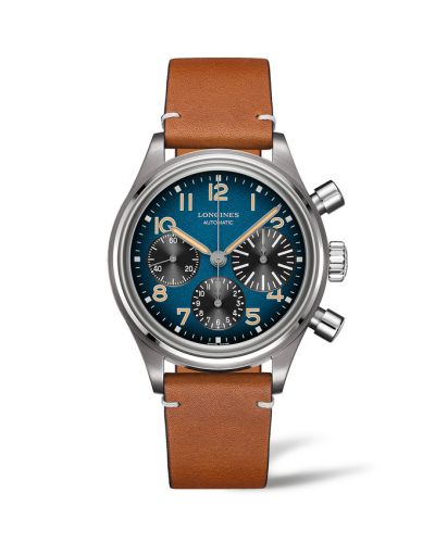 Longines L2.816.1.93.2 : Avigation Big Eye Titanium / Blue