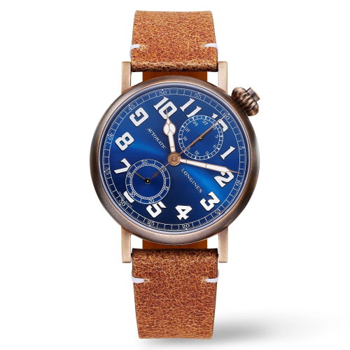 Longines L2.825.1.93.2 : Avigation Watch Type A-7 1935 41 Bronze / Blue / The Hour Glass