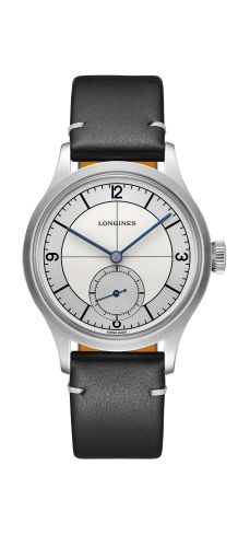 Longines L2.828.4.73.0 : Heritage 38.5 Small Seconds Sector Dial