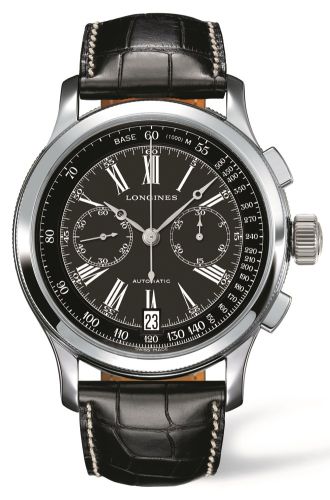 Longines L2.730.4.58.0 : Lindbergh's Atlantic Voyage Watch Black