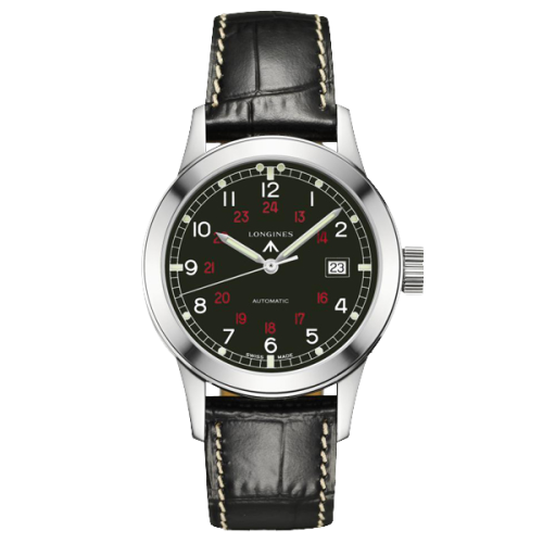 Longines L2.832.4.53.0 : Heritage Military COSD Black