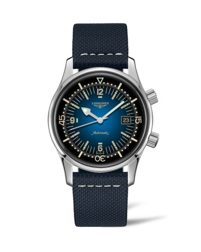 Longines L3.774.4.90.2 : Legend Diver Date Stainless Steel / Blue