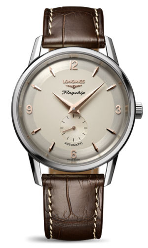 Longines L4.817.4.76.2 : Flagship Heritage 60th Anniversary Stainless ...