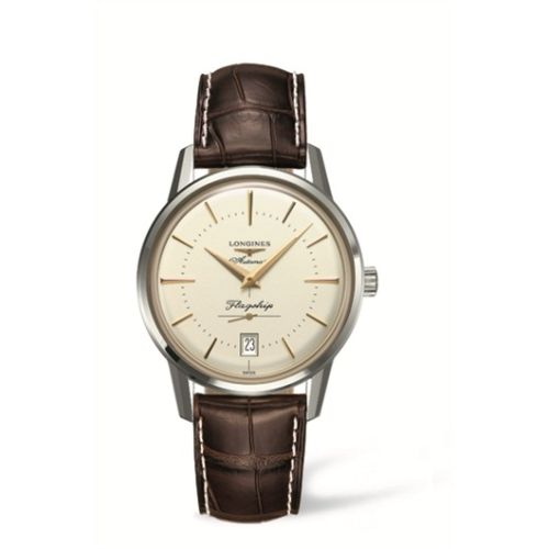 Longines L4.795.4.78.2 : Heritage Flagship Stainless Steel / Silver