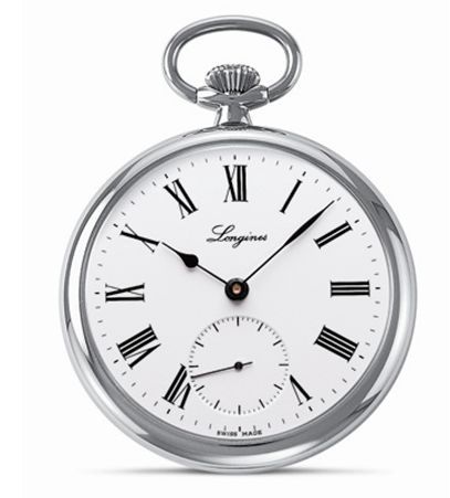 Longines L7.014.4.11.1 Heritage Pocket Watch Roman L pine